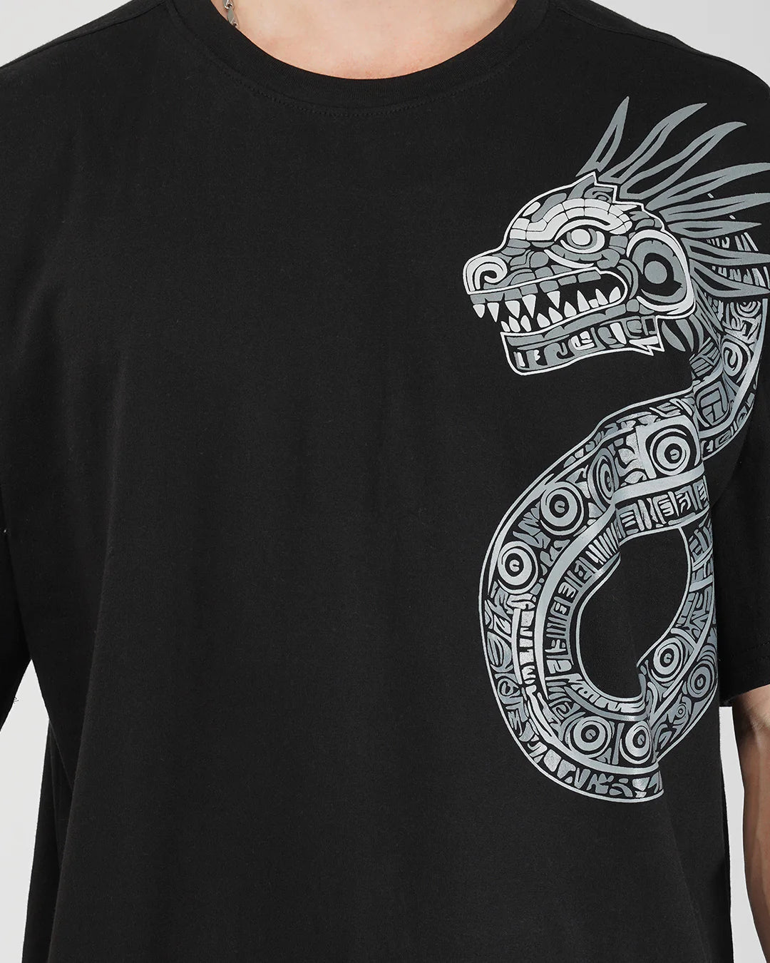חולצת אוברסייז - Aztec Dragon
