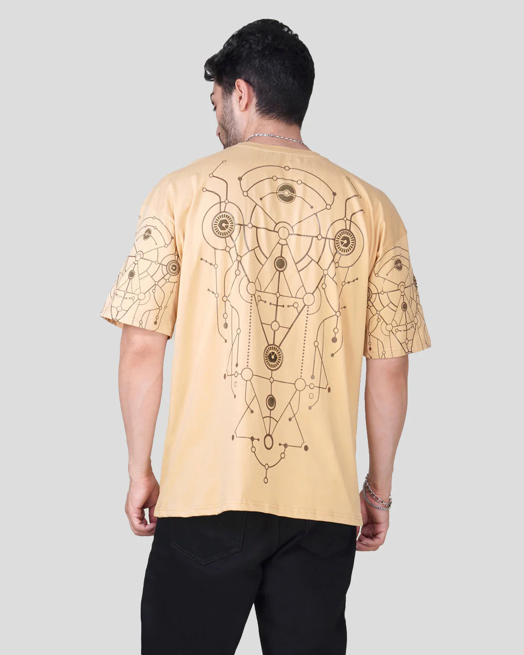 חולצת אוברסייז - Spectral (Beige)