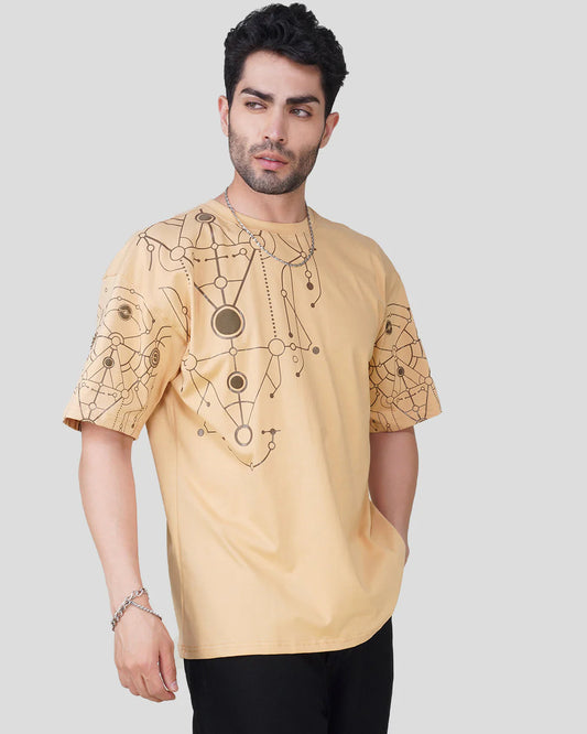 חולצת אוברסייז - Spectral (Beige)